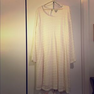 Ivory Lace dress size 26/28